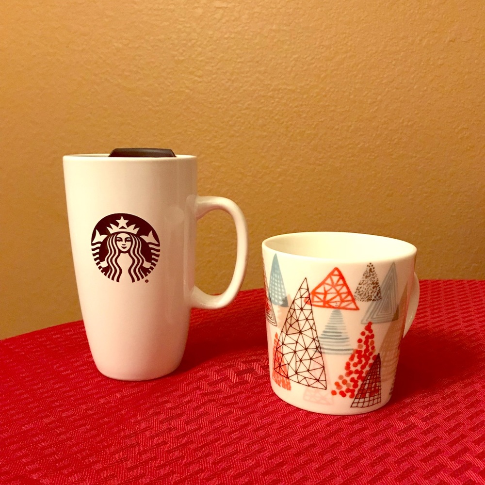 Two Official Starbucks Mugs